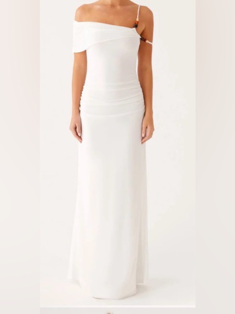 Peppermayo Conquer Maxi Strapless Dress - White